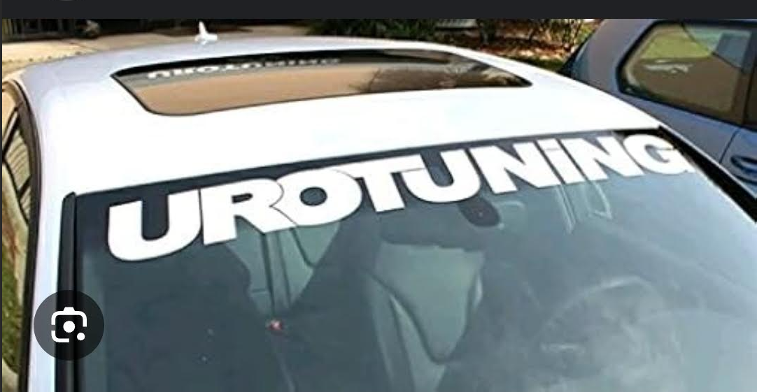 Custom Wind Shield Banner Auto/Truck