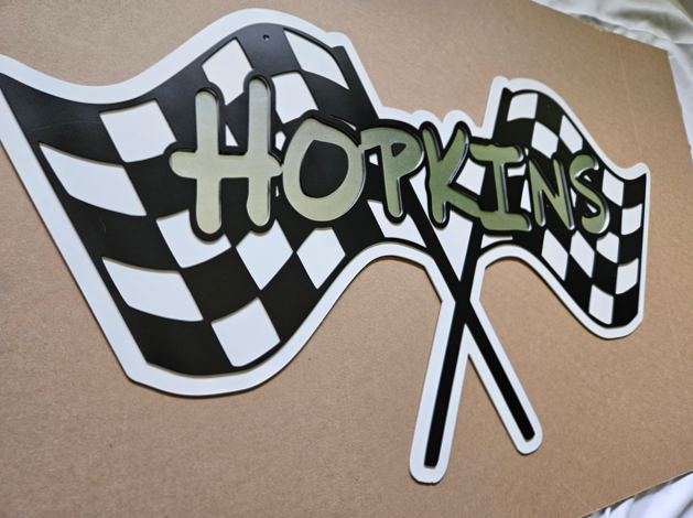 Custom 24" x 16" 3 Color Sign