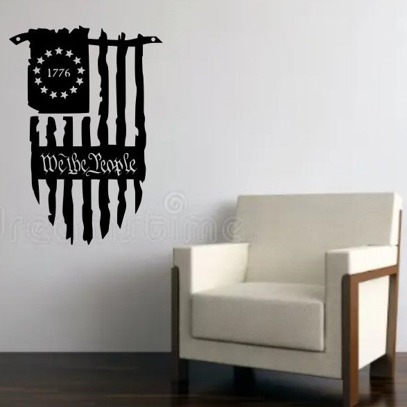 "We The People " 24" or 32" Tall Metal Art